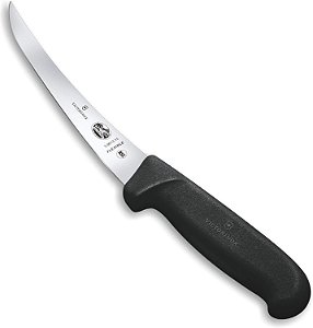 Faca De Cozinha Desossa Lâmina Curva Fibrox 15cm Victorinox