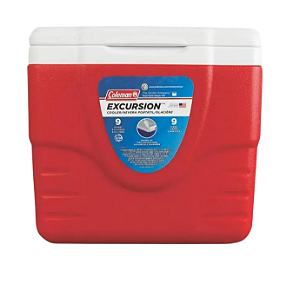 Caixa Térmica 9QT 8,5L Vermelha Coleman