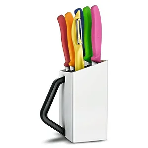 Conjunto De Cozinha Cepo de Facas Swiss Classic com 6 Peças Victorinox