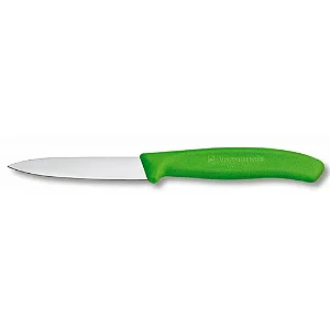 Faca De Cozinha Swiss Classic 8cm Lâmina Lisa Verde Victorinox