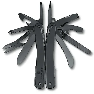 Multiferramenta Swiss Tool Spirit Mxbx Preta com Bainha de Nylon Victorinox