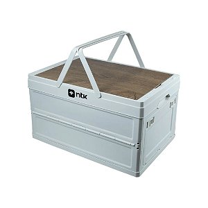 Caixa de Armazenamento Camp Boxx G Estrutura Compactável Espaçosa Branco NTK