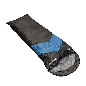 Saco De Dormir Viper 5 A 12° Azul E Preto Nautika