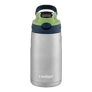 Garrafa Térmica Autospout Kids 384ml Verde Contigo