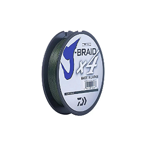 Linha Para Pesca J-Braid X4 Multifunções Verde 20 lb 21 mm 270 m Daiwa