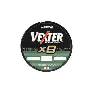 Linha Para Pesca Vexter X8 Multifunções Verde 20lb 19mm 150 Metros Marine Sports