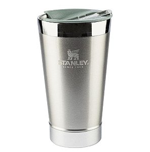 Copo Térmico Cerveja Com Tampa 473ml Stainless Steel Stanley