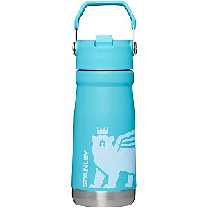 Garrafa Térmica Flip Straw Kids 500ml Pool Stanley