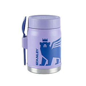 Pote Térmico Com Garfolher Youth 414ml Lacender Stanley