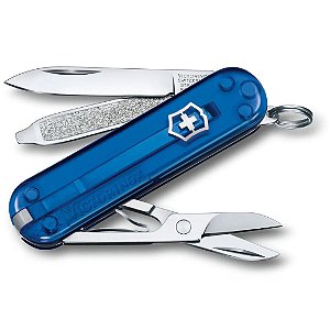 Canivete Victorinox Classic SD 7 Funções Deep Ocean Translúcido