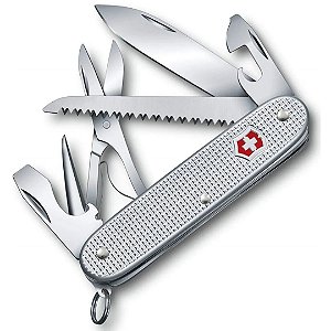 Canivete Victorinox Farmer Alox Silver 10 Funções