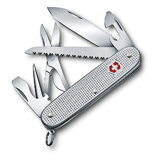 Canivete Suíço Pioneer Farmer X Alox Prata com 10 Funções Victorinox