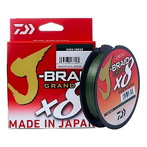 Linha J-Braid Grand X8 Multifuncional Char 15 LB 19 mm 135 Metros Daiwa
