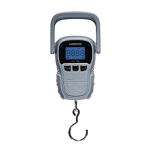 Balança Digital Para Pesca 50kg Scale M-DS050 Com Fita Métrica Marine Sports