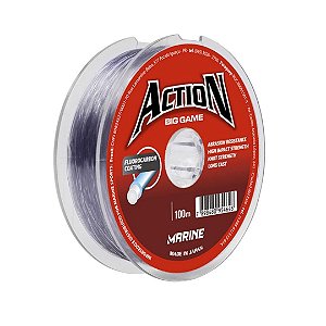 Linha Action Big Game Nylon Cinza 20lb 33mm 100m Marine Sports
