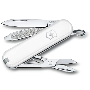 Canivete Victorinox Classic SD Branco Original 7 Funções