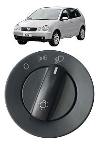 Botão Chave Luz Farol Polo Original Volkswagen 6q0941531h