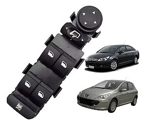 Comando Botão Vidro Elétrico Citroen C4 Pallas Peugeot 307
