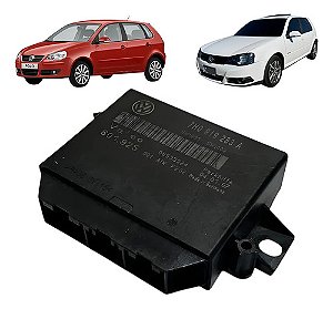Módulo Estacionamento Ré Park Vw Polo Golf 2007 2008 2012 Preto