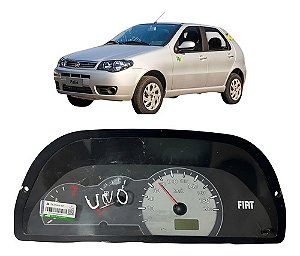 Painel Instrumento Fiat Palio Fundo Cinza Original 2plug