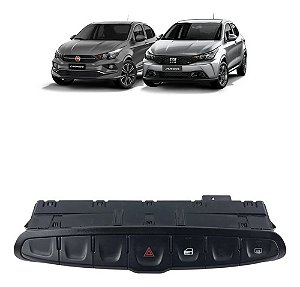 Comando Pisca Alerta Desembaçador Trava Fiat Cronos Argo