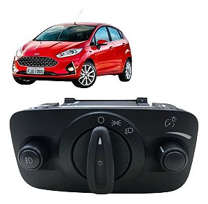 Botão Comando Farol Luz Painel Ford New Fiesta 2013 2017