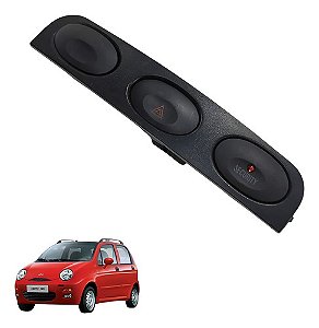 Botão Pisca Alerta Security Chery Qq 2011 2012 2013 2014 Preto