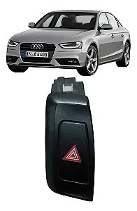 Comando Botão Pisca Alerta Audi A4 2013 2014 2015 Original Preto