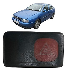 Botão Interruptor Pisca Alerta Vw Polo Classic 1996 A 2000 Preto