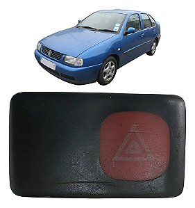 Botão Interruptor Pisca Alerta Vw Polo Classic 1997 1998 Preto