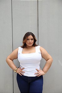 Regata decote quadrado frame