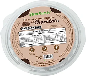 Biscoito Amanteigado de Chocolate