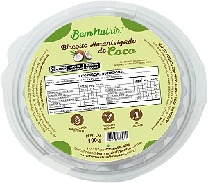 Biscoito Amanteigado de Coco