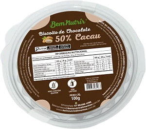 Biscoito de Chocolate 50% Cacau