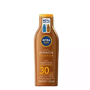 Protetor Solar E Bronzeador Protect Nivea Sun Fps30 125ml