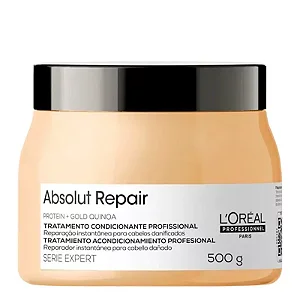 Máscara Capilar Absolut Repair Protein + Gold Quinoa L'Oréal Professionnel 500ml