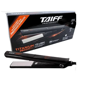 Chapa Taiff Titanium Progress Bivolt - Tecnologia De Titânio Para Cuidado E Estilo.