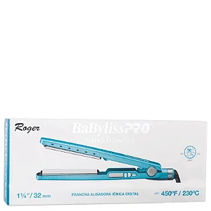 Chapa Babyliss Pro Nano Titânio Azul Bivolt