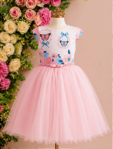Vestido Jardim Borboletas 1 ao 6