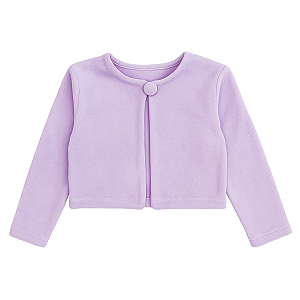 Bolero Plush Infantil Lilás Juvenil 4 ao 16