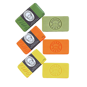 Kit 03 Unidades Sabonetes Em Barra Puro Vegetal Giorno Uomo