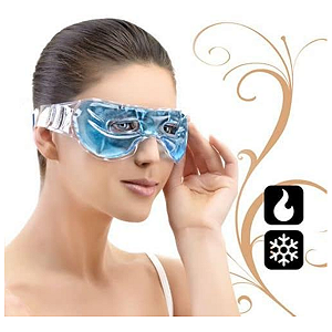 Máscara térmica para olhos aberta Termogel Azul