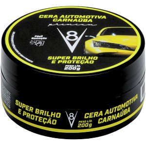 Cera Carnaúba  Automotiva Pastosa V8 200 g