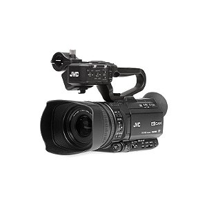 JVC GY‑HM250 – Camcorder Profissional UHD 4K com Streaming e Títulos Integrados