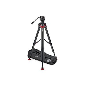 Sachtler Cabeça Fluida aktiv10 100mm com Placa Sideload