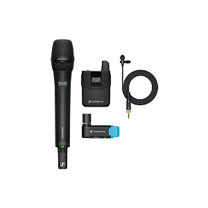Sennheiser AVX‑ME2 SET Sistema sem fio de microfone de lapela 1,9 GHz