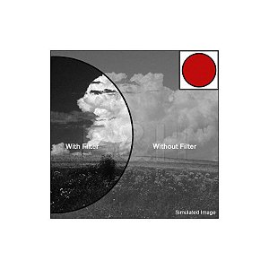 Filtro Tiffen 4x4 Dark Red #29