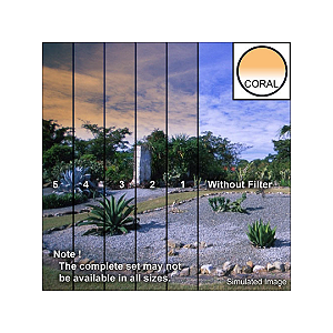 Tiffen Filtro Graduado Coral 2 4x5.65 (Borda Suave, Vertical)