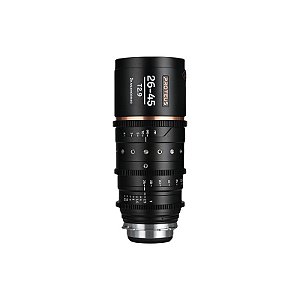 Lente Laowa Proteus 2× Anamórfica 26–45 mm T2.9 Flare Prateado PLEF