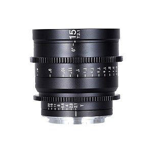 Lente Cine Laowa 15 mm T2.1 Zero‑D (Canon RF, Sony E, Nikon Z)